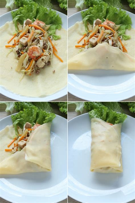 Lumpiang Sariwa with Fresh Lumpia Wrapper .